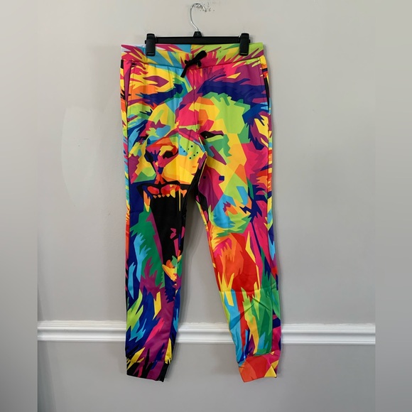 NEW IEDM PSYCHEDELIC LION JOGGER SIZE: L - Picture 2 of 6